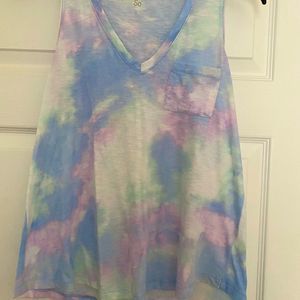 Tie dyed tank top